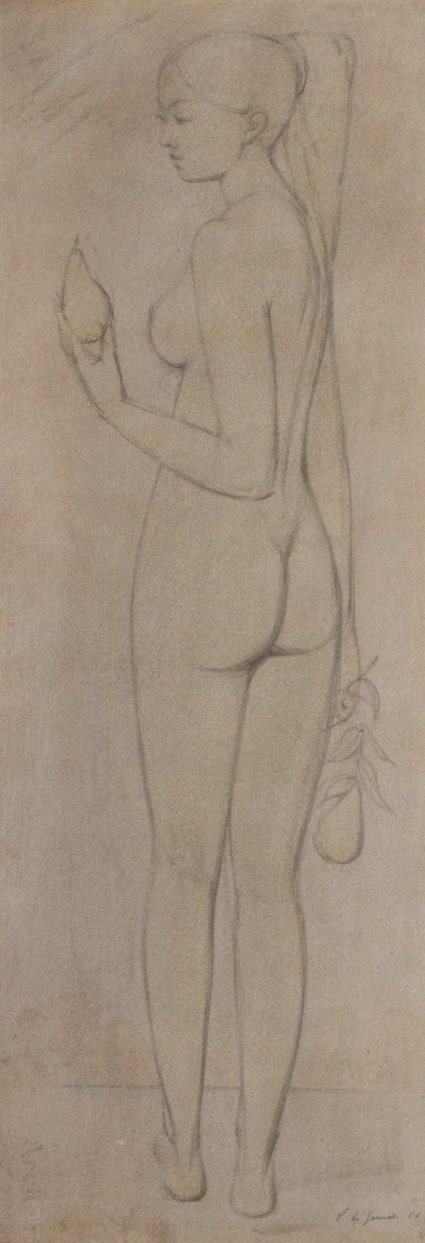 Vincent De Grandi : Jeune fille aux poires