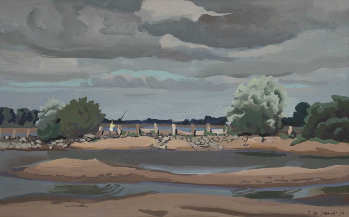 Italo : Pêcheur au bord de la Loire