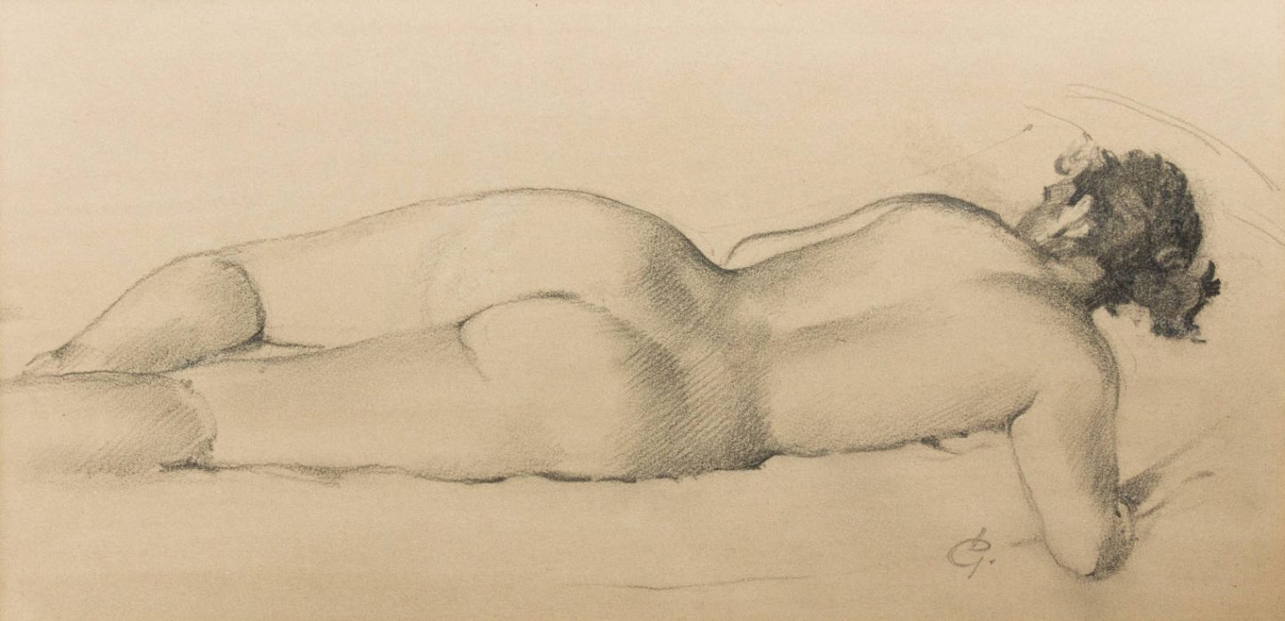 Italo : Nu couché de dos