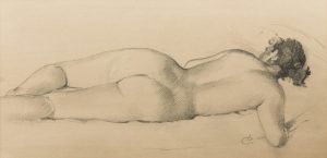 Italo : Nu couché de dos