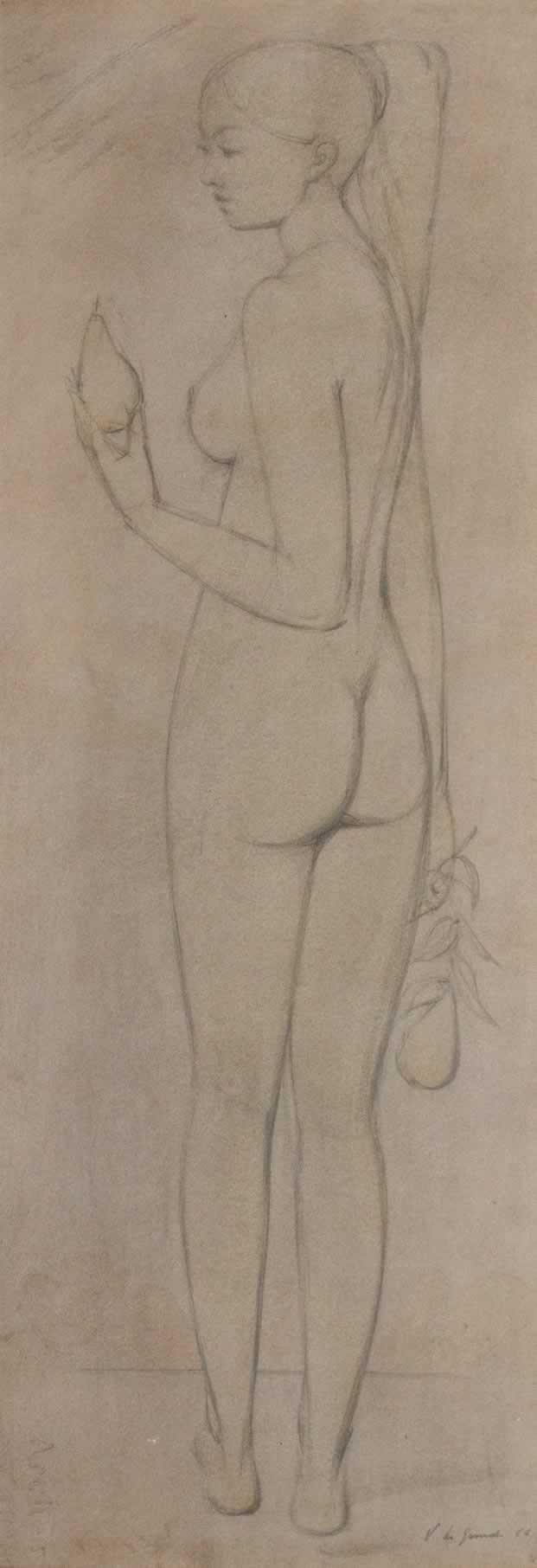 Vincent De Grandi : Jeune fille aux poires