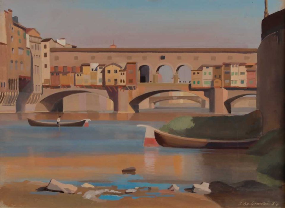 Italo De Grandi : Il Ponte Vecchio