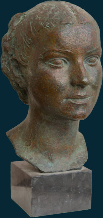 Casimir Reymond : Tête de jeune fille