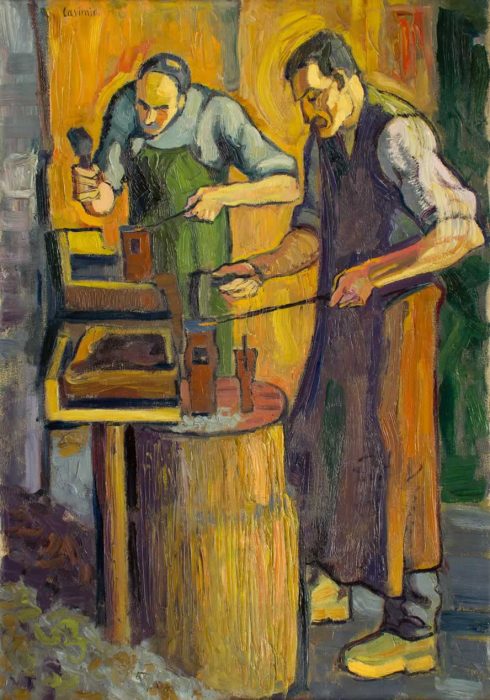 Casimir Reymond : Deux forgerons