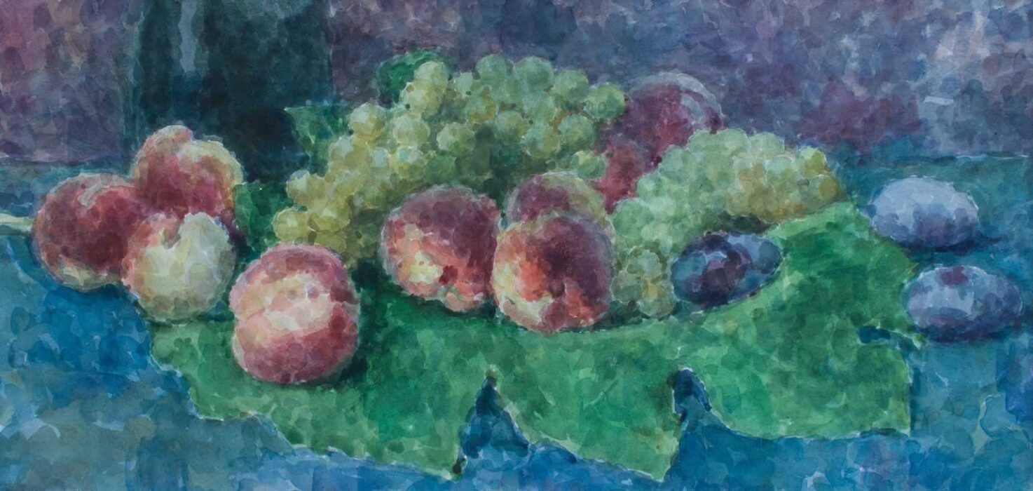 Casimir Reymond : Pêches, raisins et pruneaux