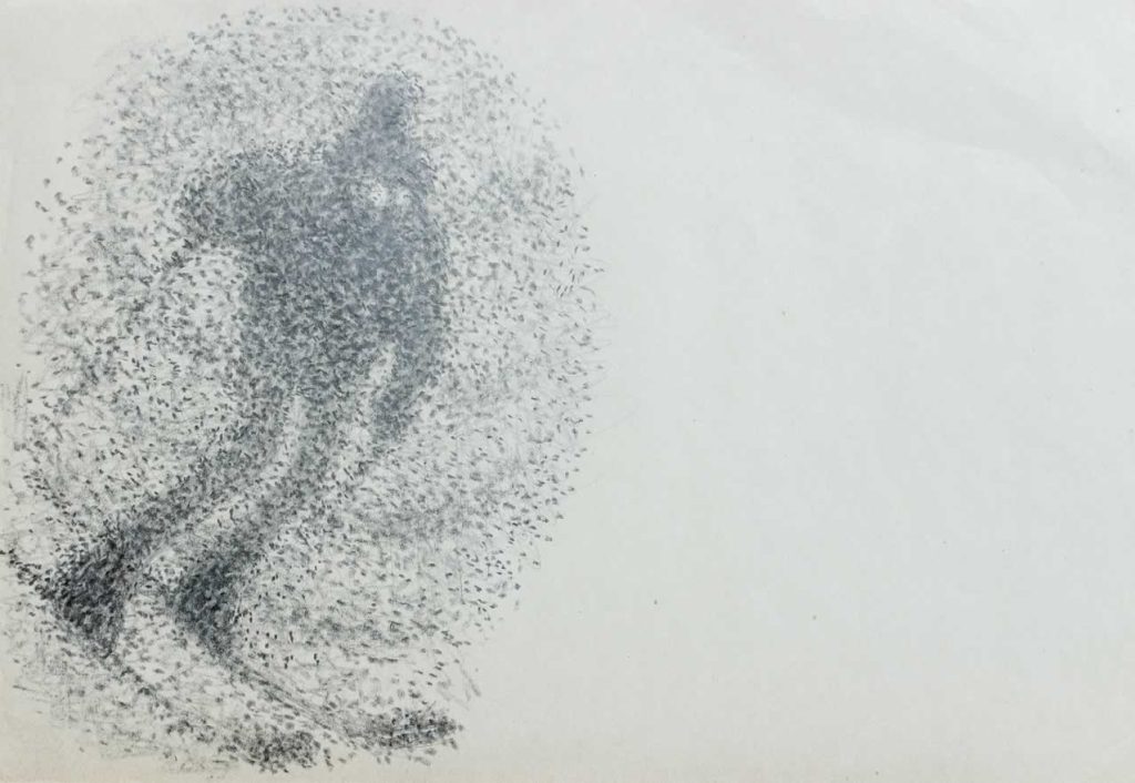 Casimir Reymond : Skieur dans le brouillard