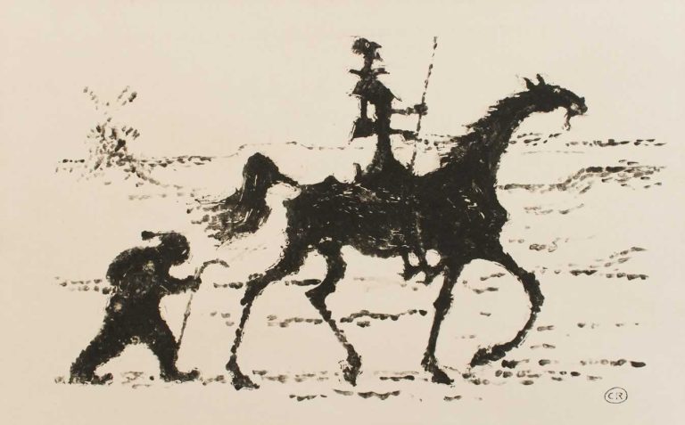 Casimir Reymond : Don Quichotte et Sanco Pansa