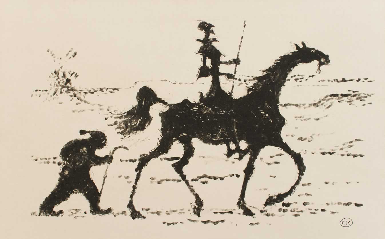 Casimir Reymond : Don Quichotte et Sanco Pansa