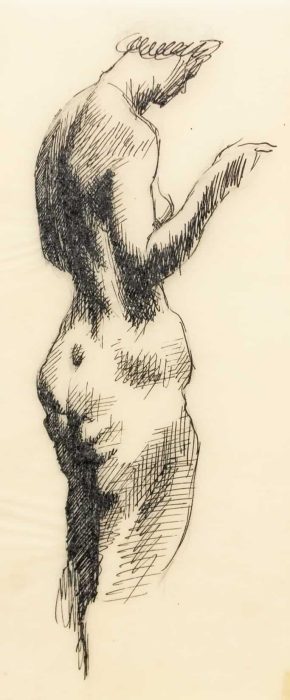 Casimir Reymond : Nu lisant