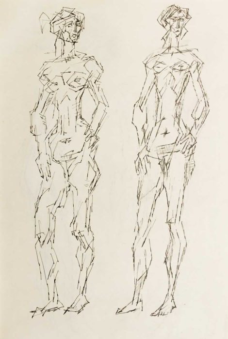 Casimir Reymond : Étude pour sculptures