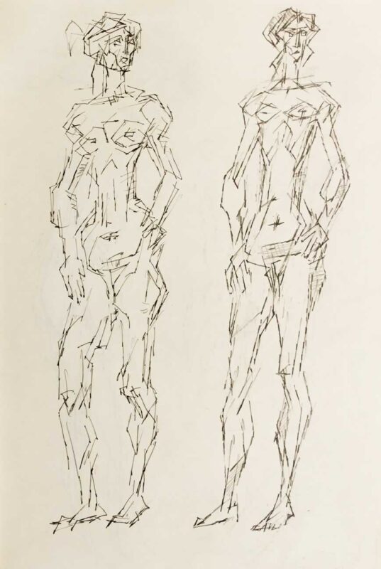 Casimir Reymond : Étude pour sculptures