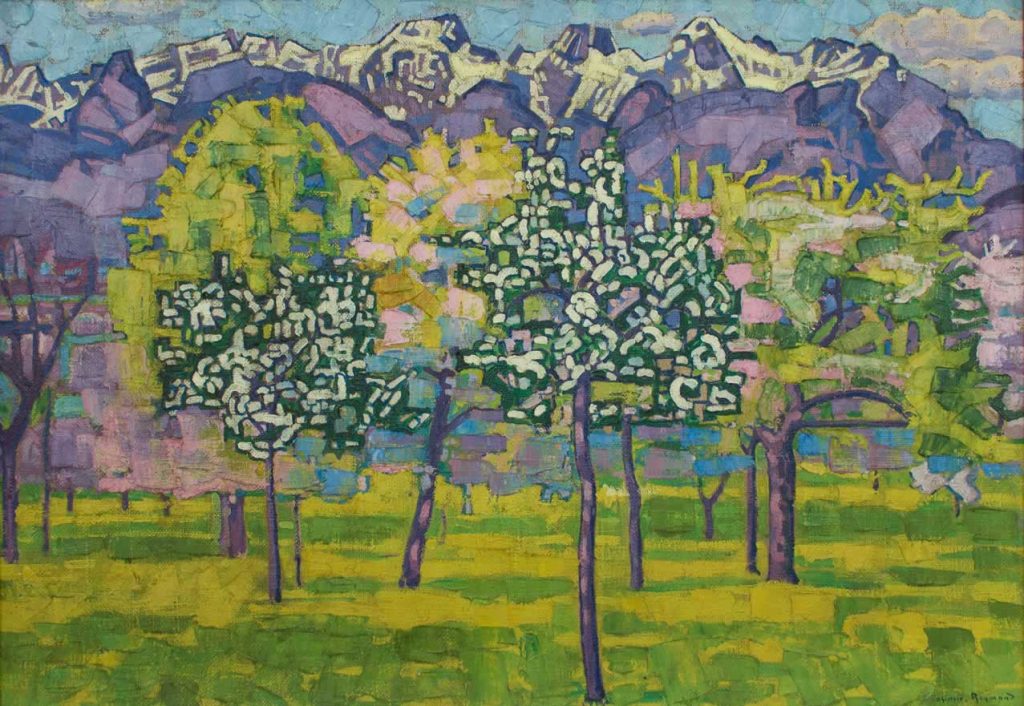Casimir Reymond : Vergers et montagnes