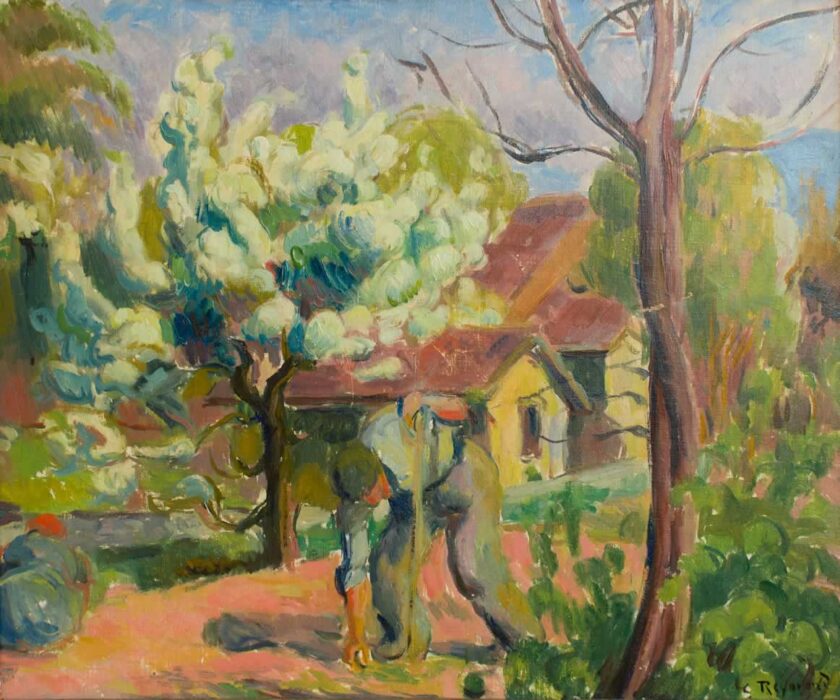 Casimir Reymond : L'allée du jardinier