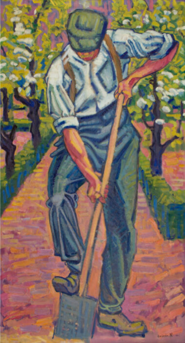 Casimir Reymond : Paysan bèchant