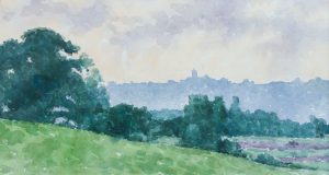 Casimir Reymond : Paysage de campagne