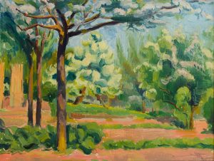 Casimir Reymond : Vergers en fleur