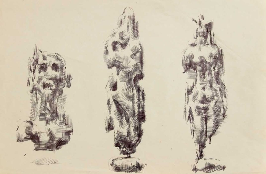 Casimir Reymond : Trois esquisses pour sculptures