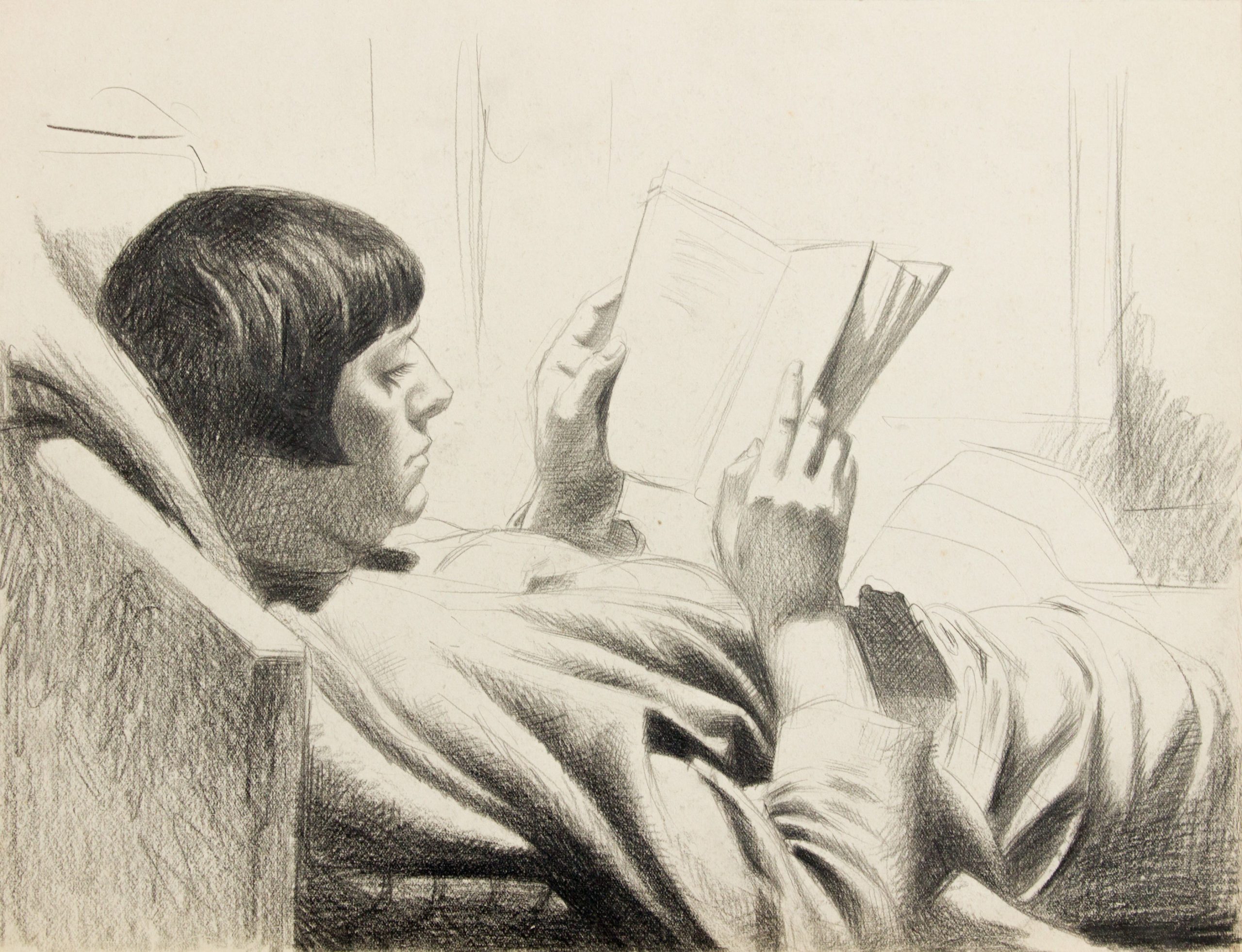 Casimir Reymond : La liseuse