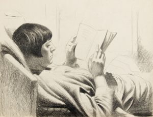 Casimir Reymond : La liseuse