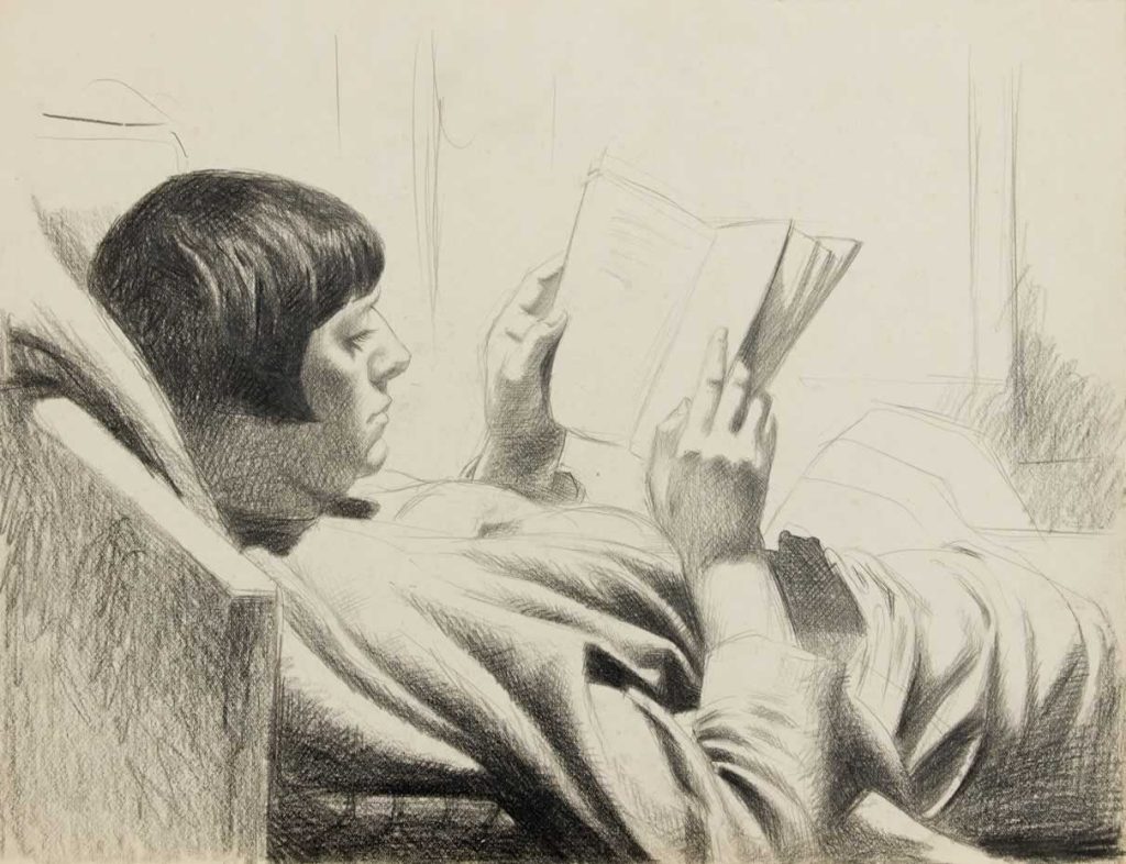 Casimir Reymond : La liseuse