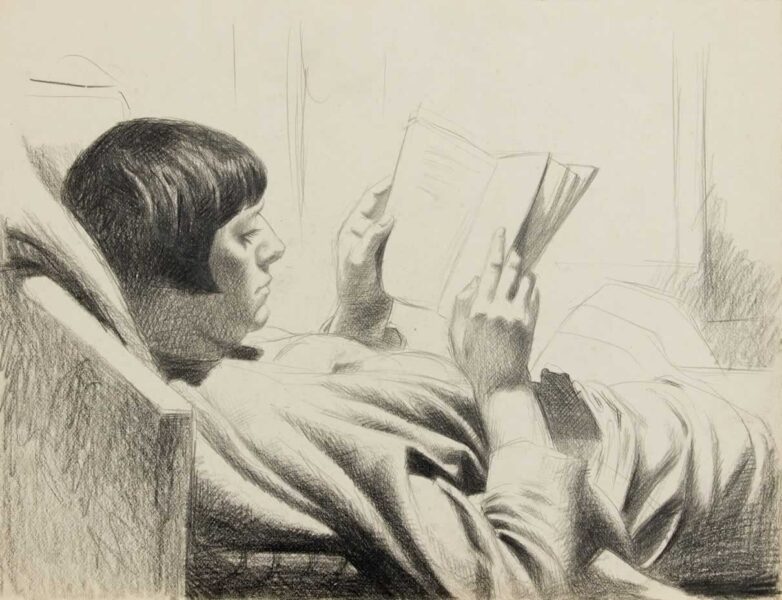 Casimir Reymond : La liseuse