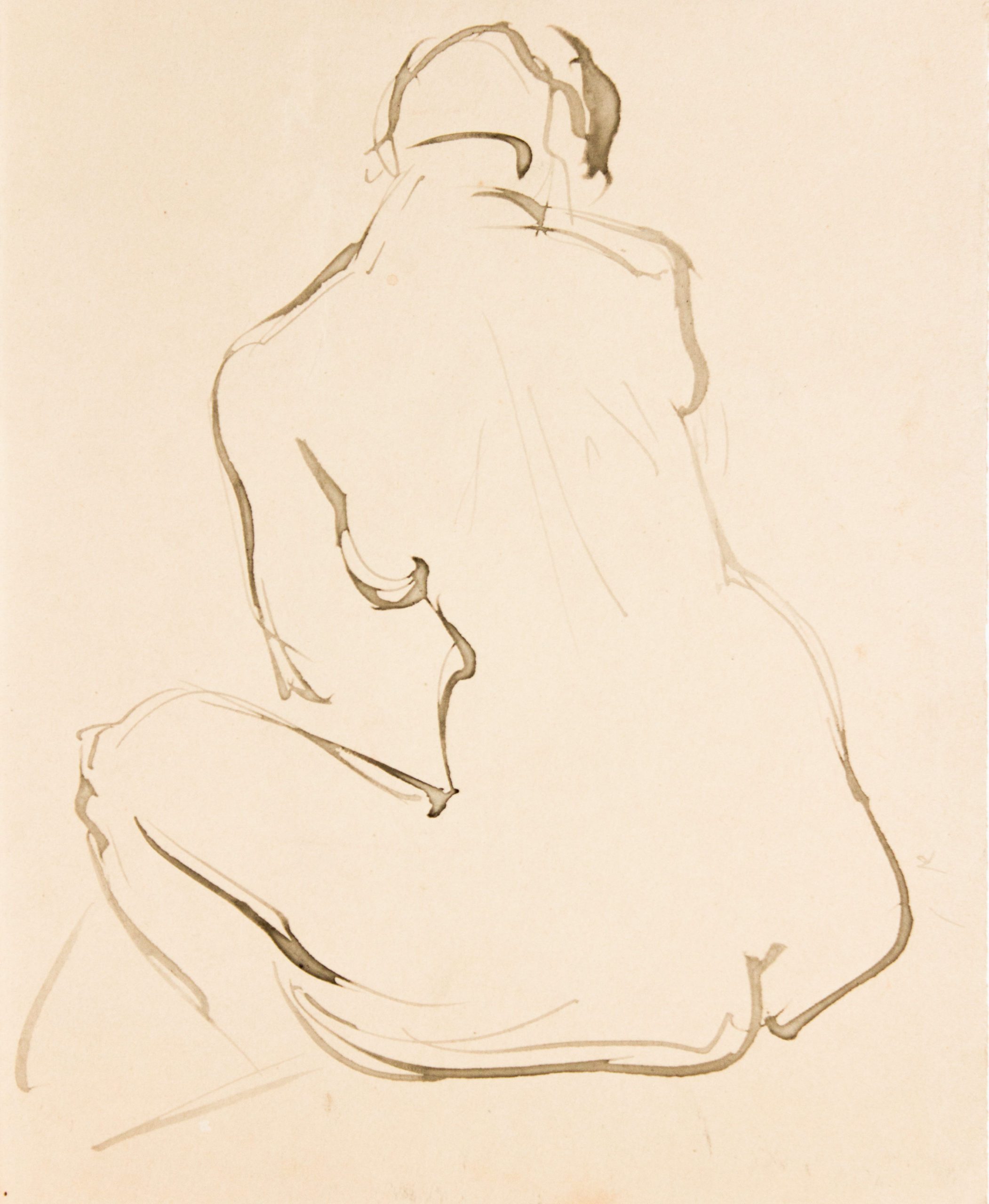 Casimir Reymond : Nu de dos