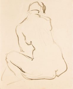 Casimir Reymond : Nu de dos