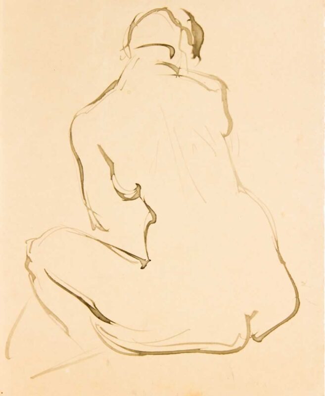 Casimir Reymond : Nu de dos