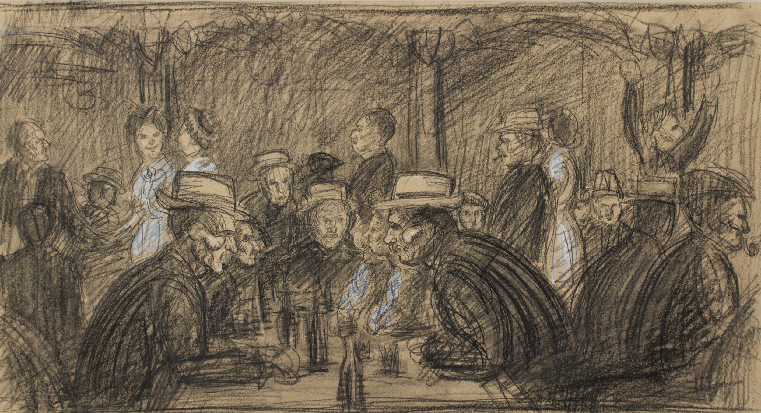 Casimir Reymond : Scène de café