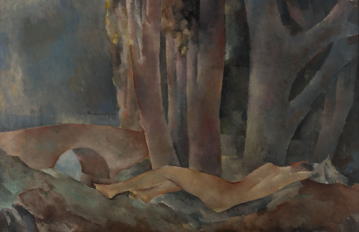 R.-Th. Bosshard : Nu au pont