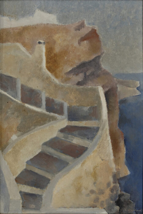 R.-Th. Bosshare : Paysage de Grèce