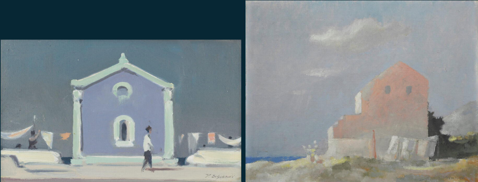 V De Grandi et RTh Bosshard : Méditerranée et La maison rose