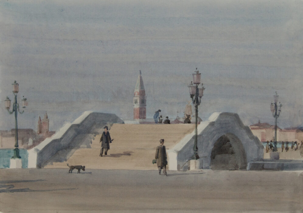 Italo De Grandi : Pont, Riva degli Schiavoni