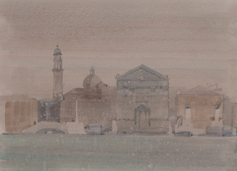 Italo De Grandi : La Pietà sous la neige