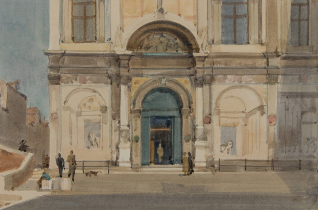 Italo De Grandi : Façade de la Scuola di San Marco
