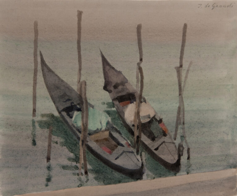Italo De Grandi : Gondoles