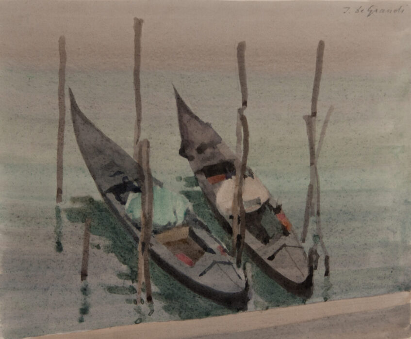 Italo De Grandi : Gondoles