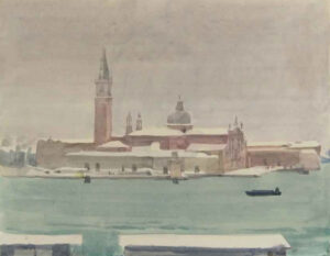 Italo De Grandi : Neige sur San Giorgio
