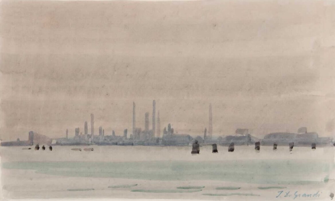 Italo De Grandi : Vue sur Mestre