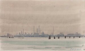 Italo De Grandi : Vue sur Mestre