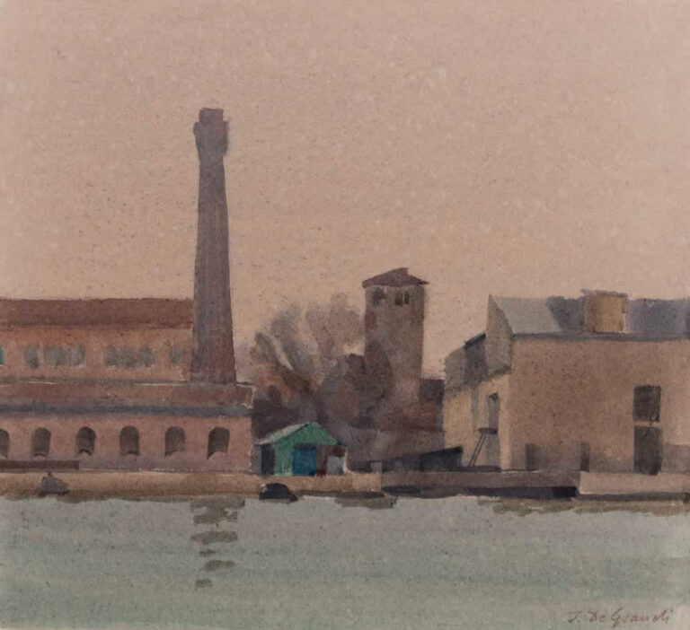 Italo De Grandi : Vue sur La Giudecca
