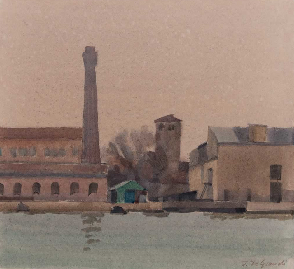Italo De Grandi : Vue sur La Giudecca