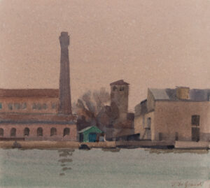 Italo De Grandi : Vue sur La Giudecca