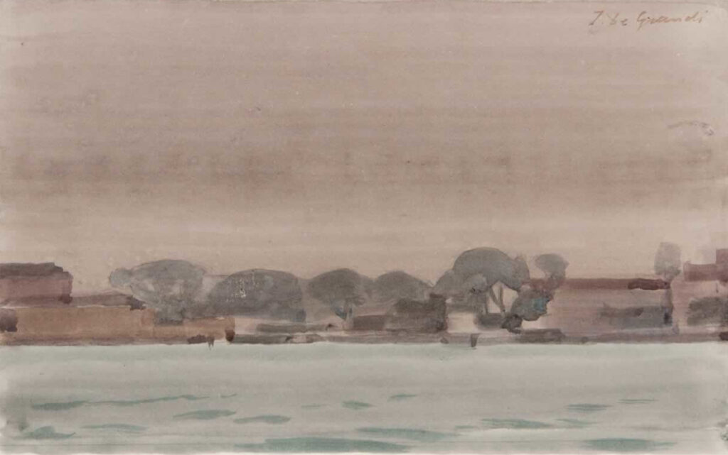 Italo De Grandi : Hiver à Venise