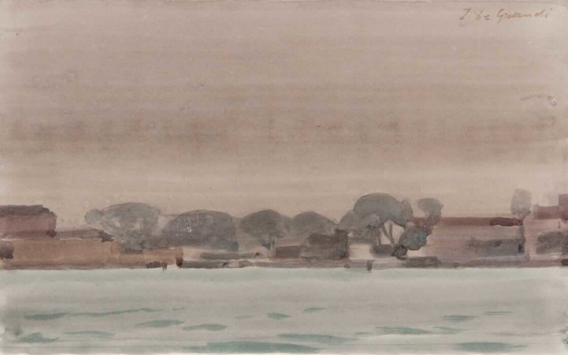 Italo De Grandi : Hiver à Venise