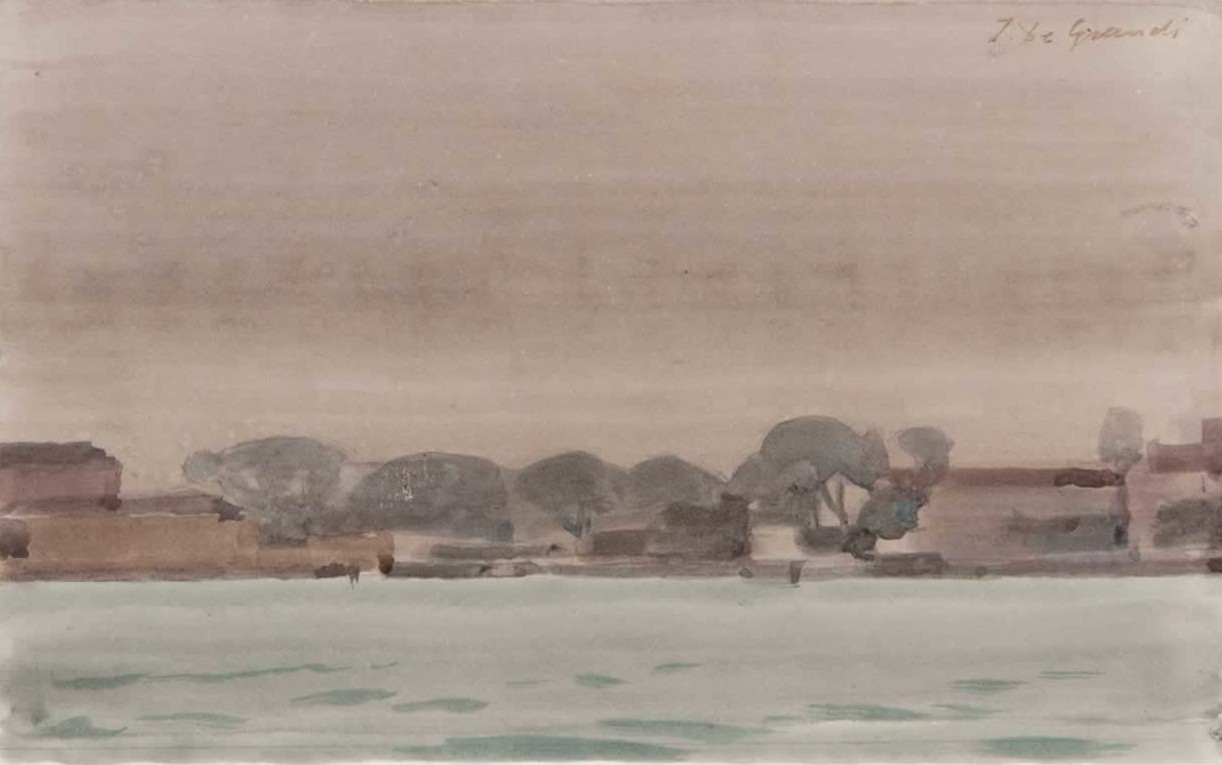 Italo De Grandi : Hiver à Venise