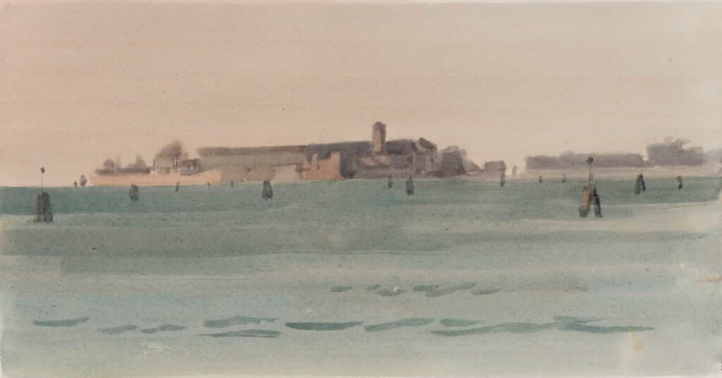 Italo De Grandi : Îles vues des Giardini