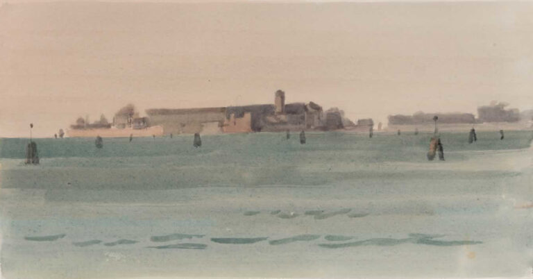 Italo De Grandi : Îles vues des Giardini