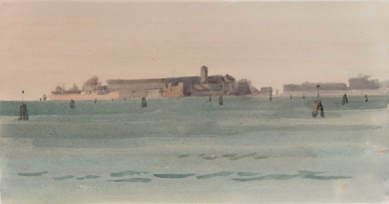 Italo De Grandi : Îles vues des Giardini