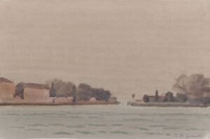 Italo De Grandi : Canal San Giorgio Maggiore